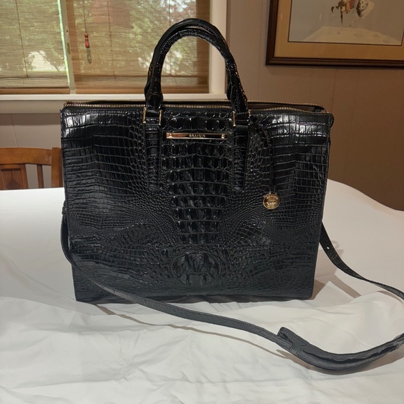 Brahmin Business Tote-Black Melbourne - Picture 1 of 3
